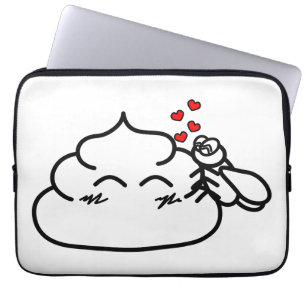 Poop in Love - Brootsch the PooPoo Laptop Sleeve