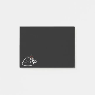 Poop in Love - Brootsch the PooPoo Post-it Notes