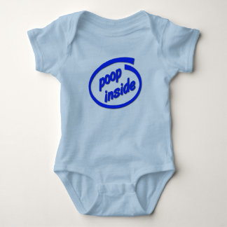 Poop Inside Funny Baby Infant Creeper Romper