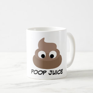 POOP JUICE funny Coffee Mugs