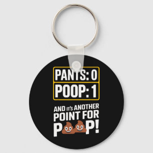 Poop Meme Toilet Humor Poop Funny Sport Pants 0 Po Keychain