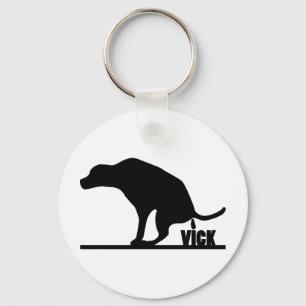 Poop on VIck Keychain