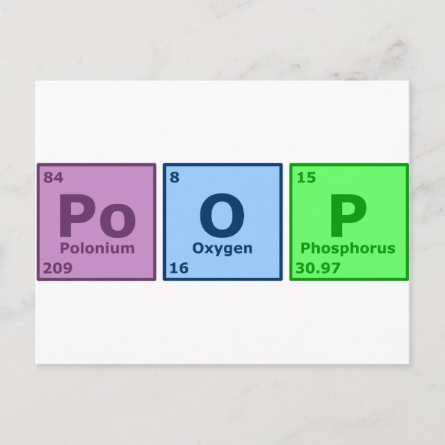 Poop Postcard (Front)