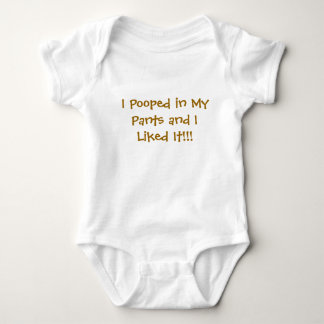 Pooped in Pants Baby Bodysuit