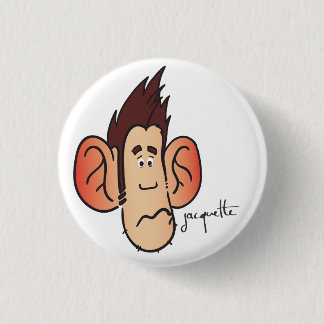 pooped misadventure jacquette 1 inch round button