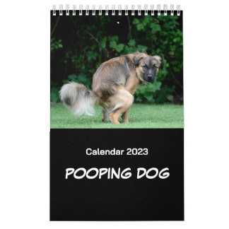 Pooping Dog Calendar 2023