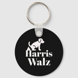 Pooping On Harris Wheimer Funny Political  Keychain
