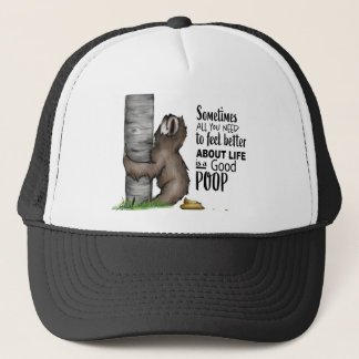 pooping Sloth Trucker Hat