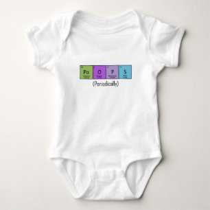 Poops Periodically Baby Bodysuit