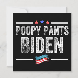Poopy Pants Biden Save The Date