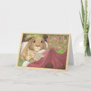 Poor Baby Bunny Card