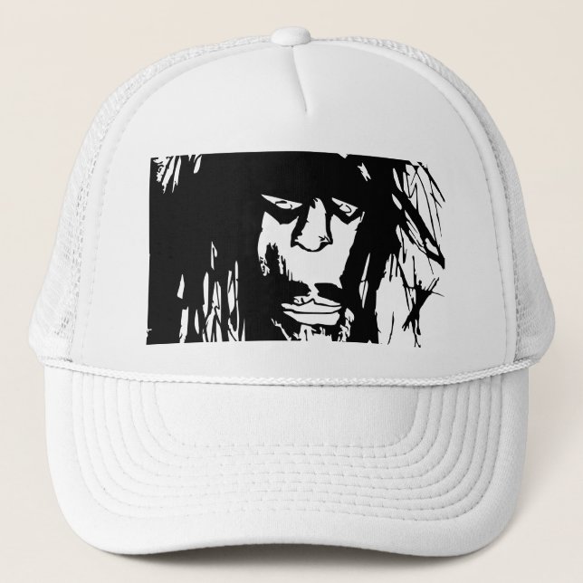 POOR MANS LIFE SVG TRUCKER HAT (Front)