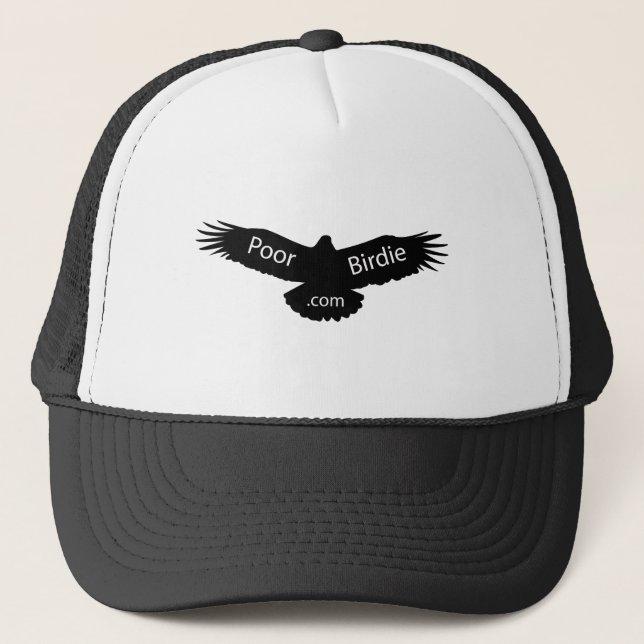 PoorBirdie Logo Trucker Hat (Front)