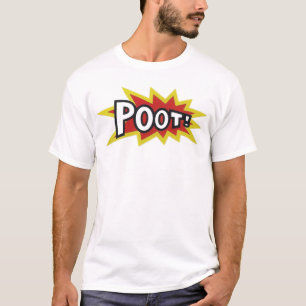 POOT, retro skateboard t shirt design.