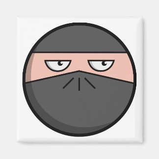 Pootie! - Ninjahead Square Magnet