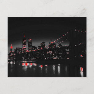 Pop À New York City Skyline Carte Postale