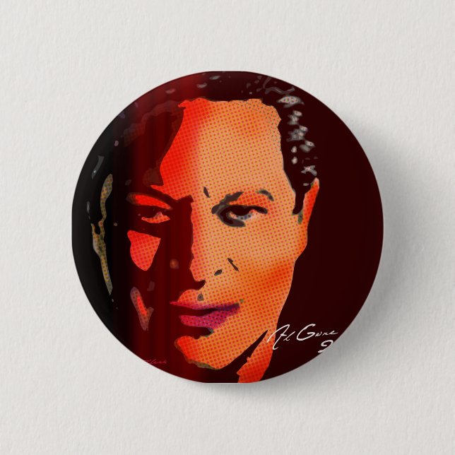 Pop_Al_Gore 2 Inch Round Button (Front)