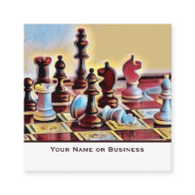 Pop Art Abstract Chess Pieces Coach Club