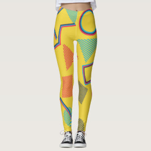 Pop Art: Abstract Colourful Seamless. Leggings