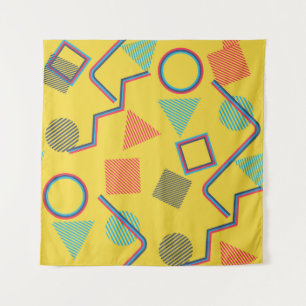 Pop Art: Abstract Colourful Seamless. Tapestry