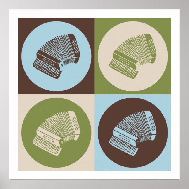 Pop Art Accordion Poster (Front)