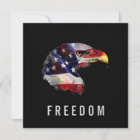 Pop Art American Flag Eagle Freedom Patriot