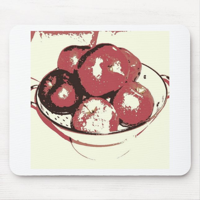Pop Art Apples Mouse Pad (Front)