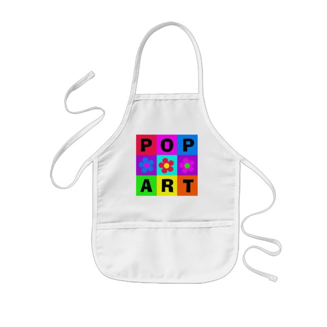 “Pop Art” Art Apron for Children (Front)