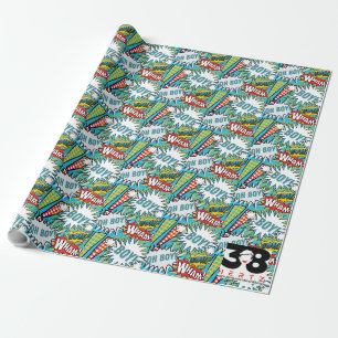 Pop Art Baby Boy Wrapping Paper