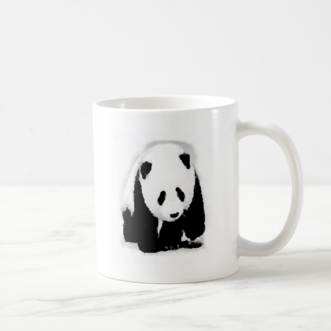 Pop Art Baby Panda Coffee Mug (Right)