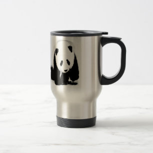 Pop Art Baby Panda Travel Mug