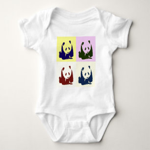 Pop Art Baby Pandas Bodysuit