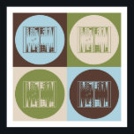 Pop Art Backgammon Poster<br><div class="desc">Pop Art Backgammon. Get this fun design featuring your hobby, occupation, or obsession on great t-shirts, stickers & much more. They also make great gifts!</div>