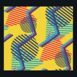 Pop art background, abstract geometric texture. poster<br><div class="desc">Seamless Pop Art Background. Abstract Colour Texture with Lines and Geometric Figures for Linen, Paper, Tablecloth. Vintage Seamless Multicolor Background in Disco Style. Vintage Texture. Pop art background: Vibrant and funky. Pop Art Party: Vibrant Abstract Madness 70s, pop, background, pattern, abstract, illustration, texture, decor, paper, vintage, poster, retro, circle, creative,...</div>