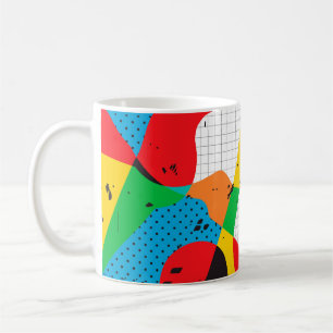 pop art background coffee mug