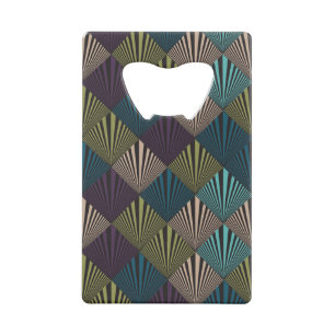 Pop art background credit card bottle opener