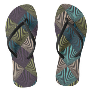 Pop art background flip flops