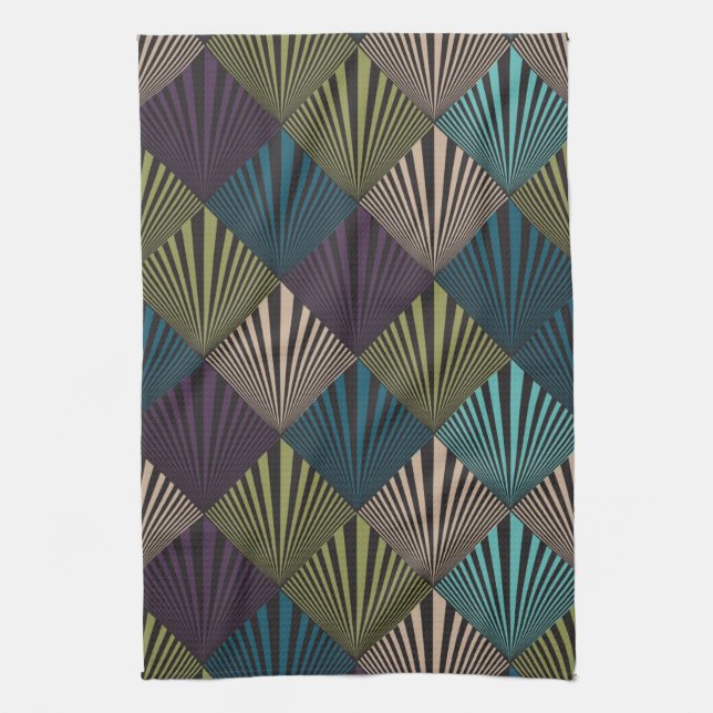 Pop art background kitchen towel (Vertical)