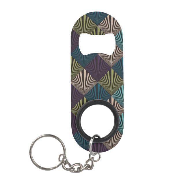 Pop art background mini bottle opener (Front)