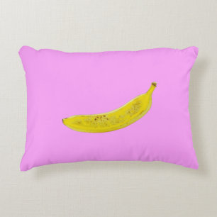Pop Art Banana in yellow   Accent Pillow