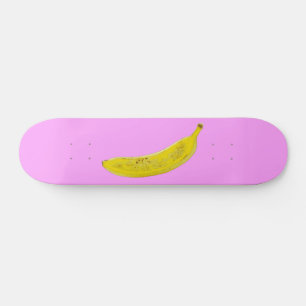 Pop Art Banana in yellow  Skateboard