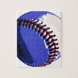 Pop Art Baseball Jigsaw Puzzle