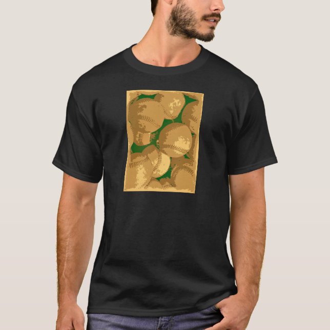 Pop Art Baseball T-Shirt (Front)