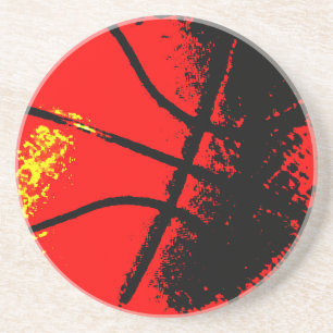 Pop Art Basketball Coaster