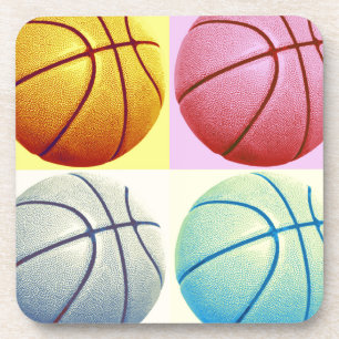 Pop Art Basketball Coaster