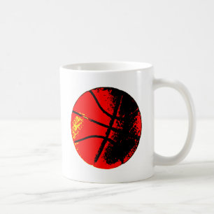 Pop Art Basketball Coffee Mug