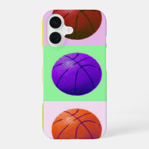 Pop Art Basketball iPhone 16 Case
