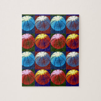 Pop Art Basketball Jigsaw Puzzle