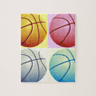 Pop Art Basketball Jigsaw Puzzle