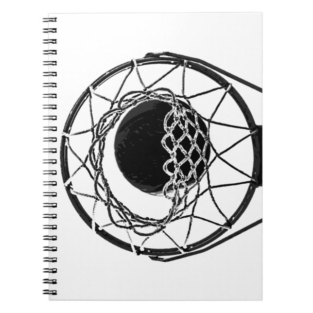 Pop Art Basketball Notebook (Front)